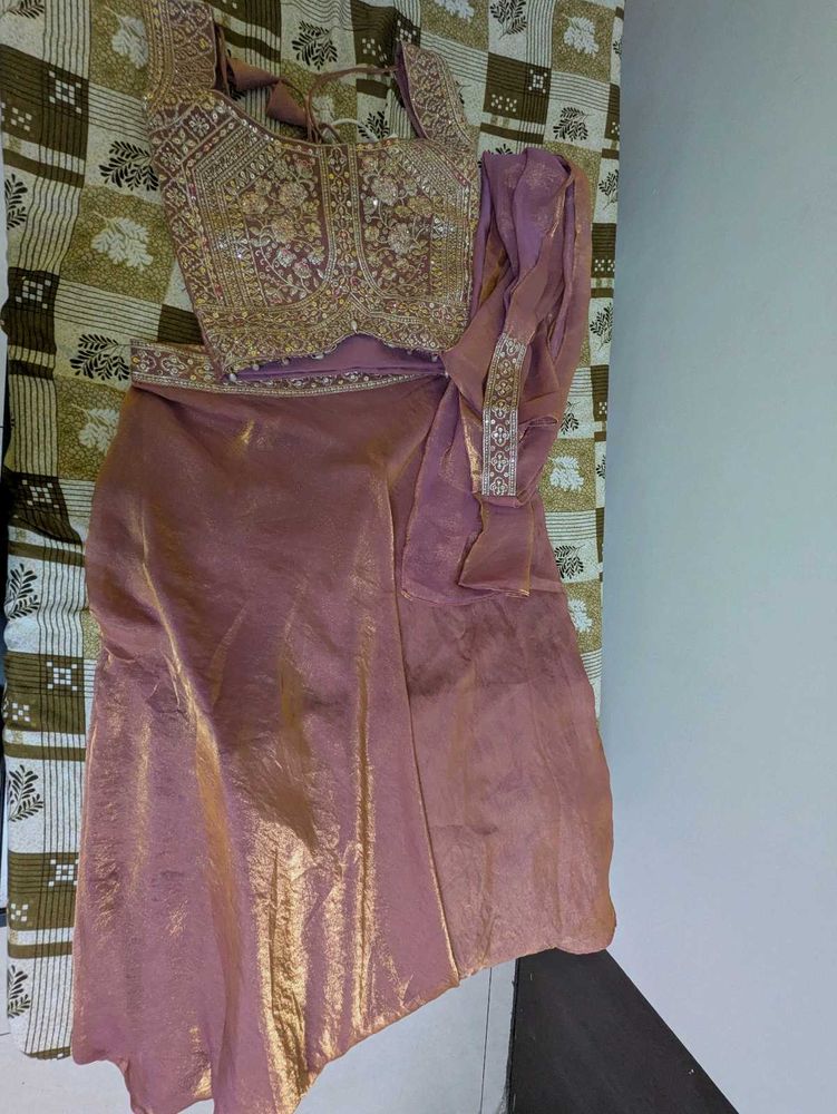 Embroidered Lehenga Choli Set Brand New
