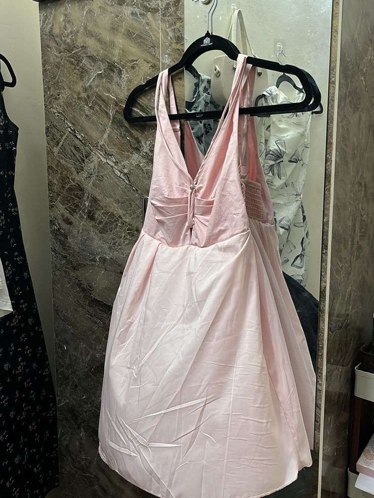 Chic Pink Mini Dress