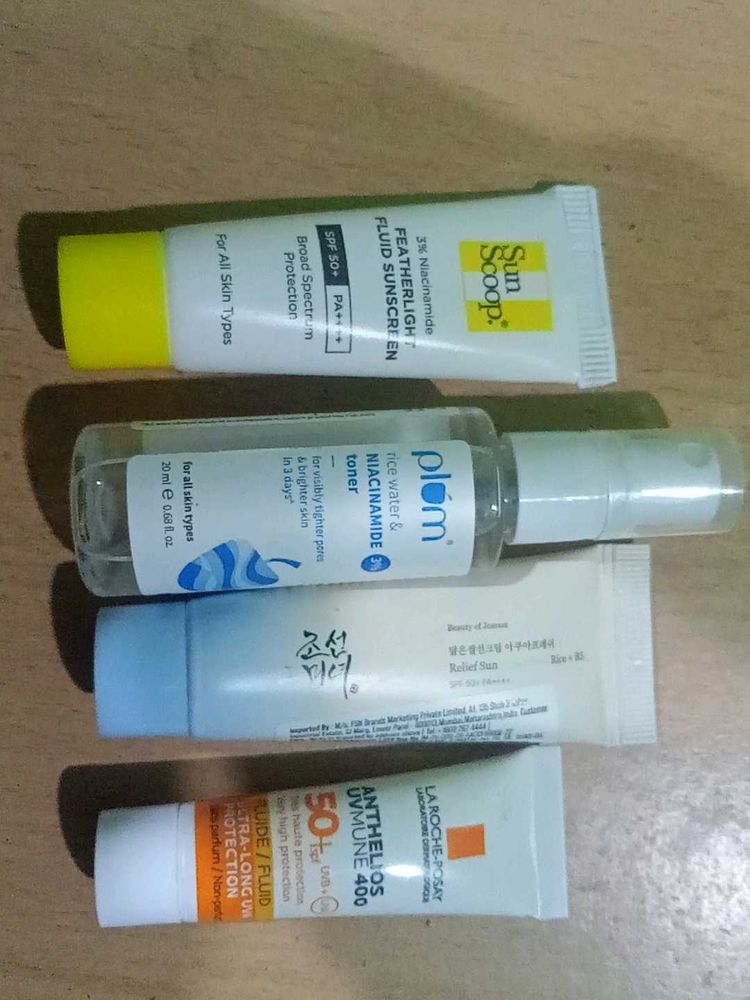 Skincare Bundle: Sunscreen &amp; Toner