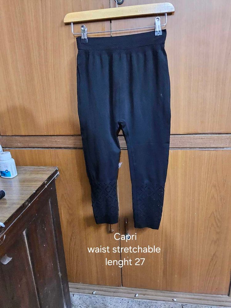 Black Capri Leggings