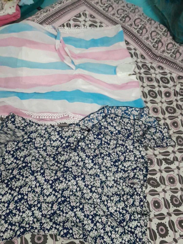 Floral &amp; Striped Tops