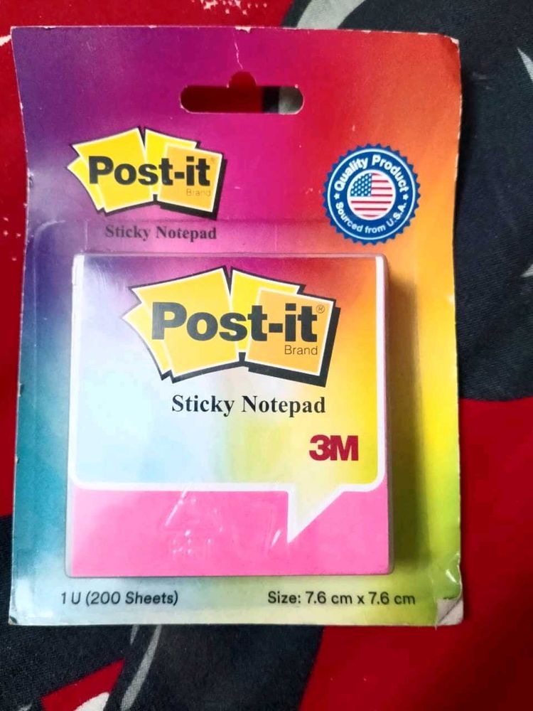 Post-it Sticky Notepad - Pink