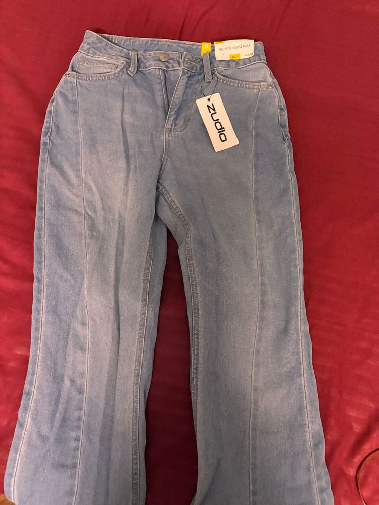 Zudio Light Wash Flare Jeans read description ✨