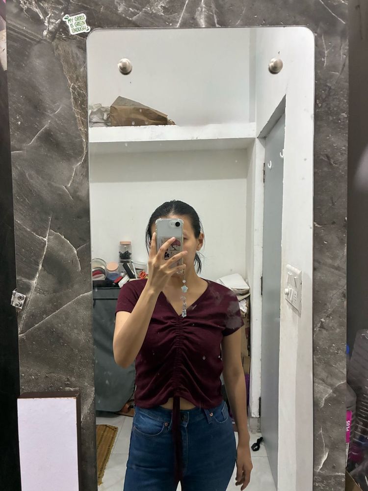 Chic Ruched Crop Top