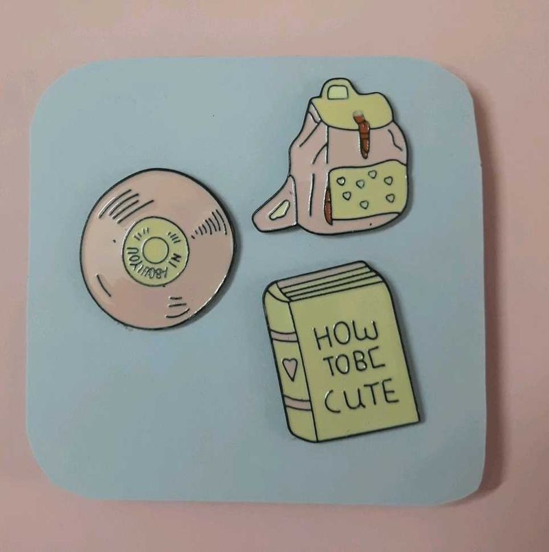 Cute Enamel Pin Set