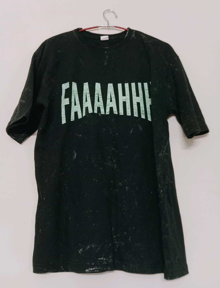 Black Graphic Print T-Shirt