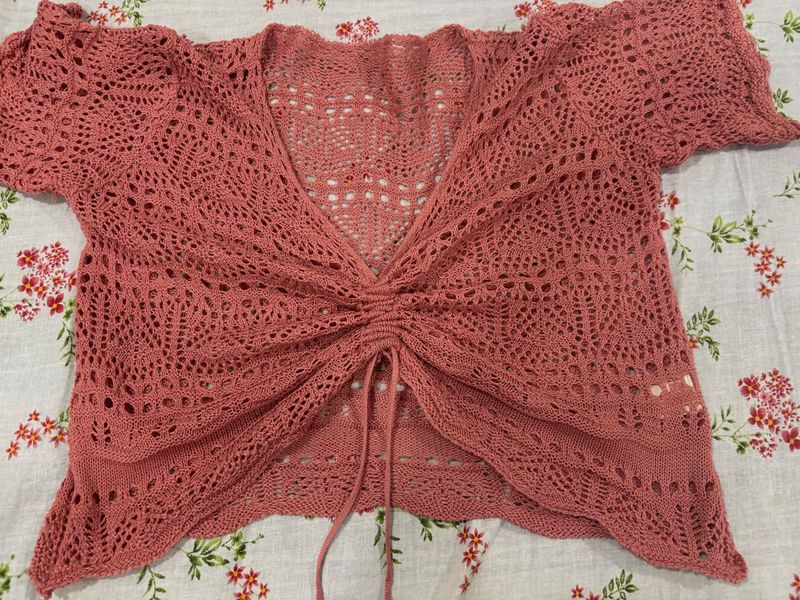 Dusty Rose Knit Top