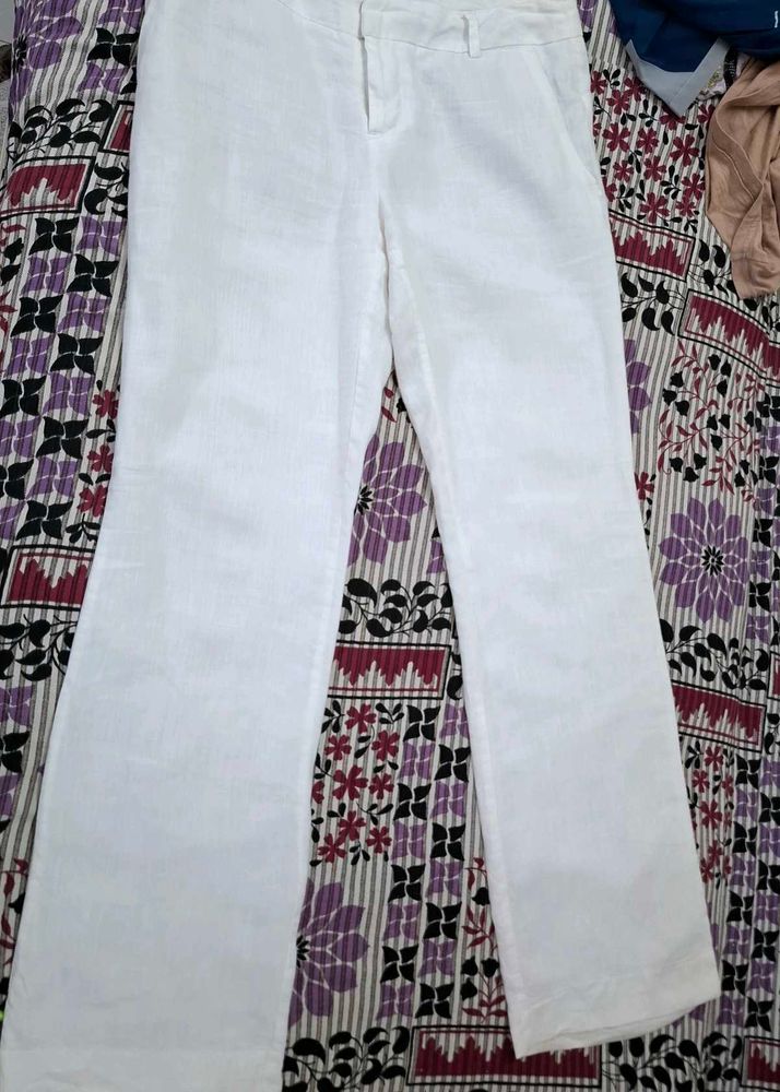 White Linen Pants