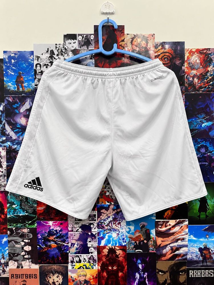 Adidas Men's White Athletic Shorts