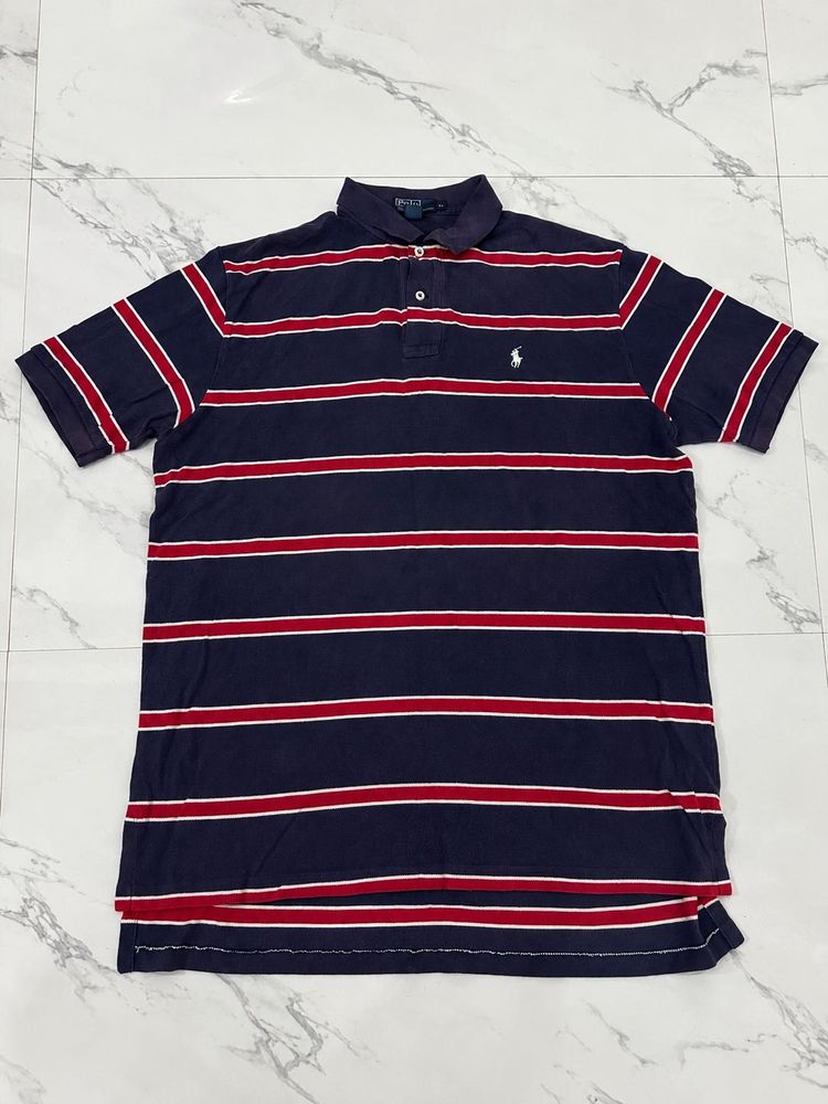 Ralph Lauren Polo Shirt - Navy Stripe