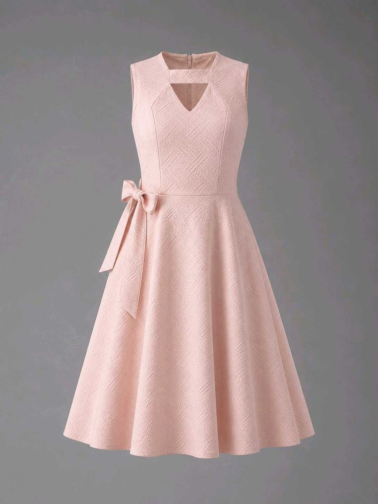 Baby Pink Dress with Built-in cups