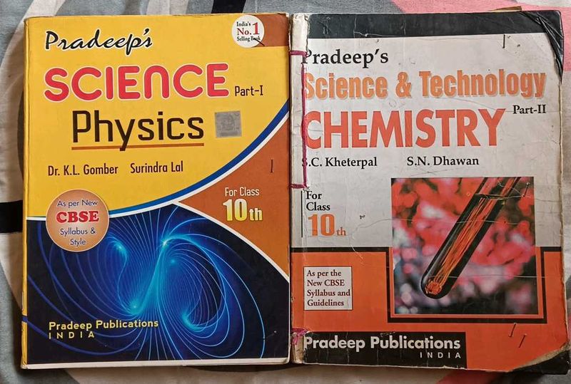 Pradeep's Science &amp; Chemistry Books for Class 10