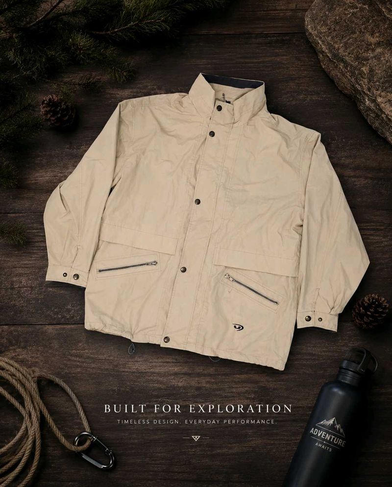 Men's U Golf Beige Bomber Jacket