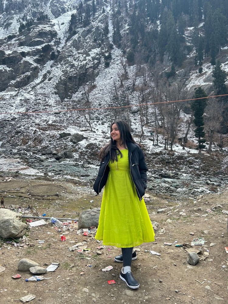 Vibrant Lime Green Kurta