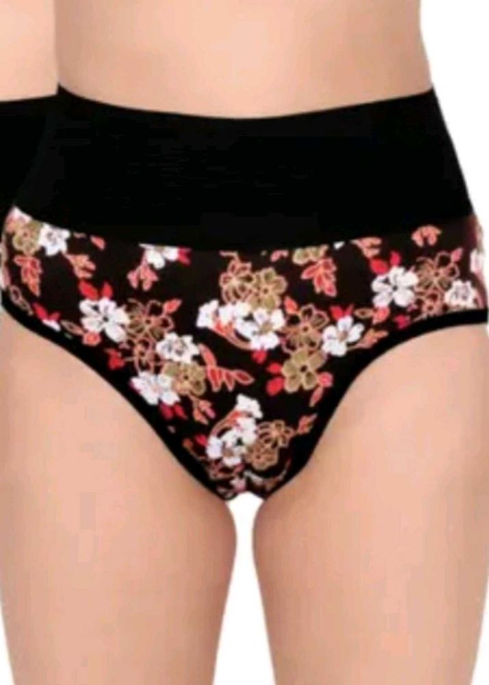 Floral Print Cotton Briefs