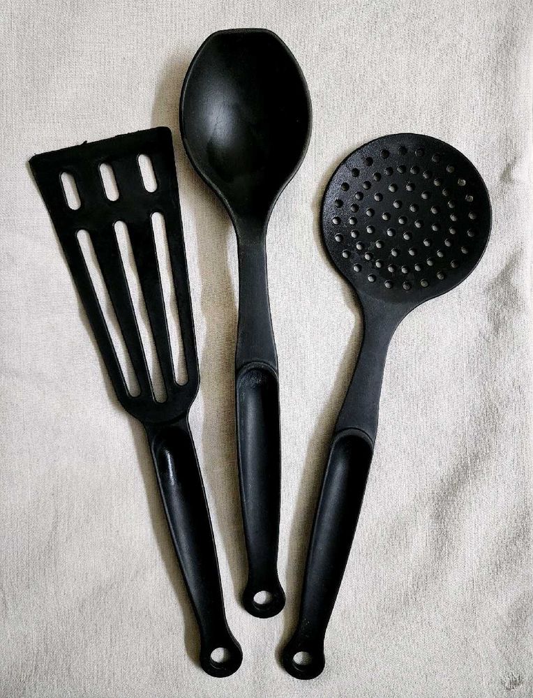 🆕 Black Kitchen Utensil Set