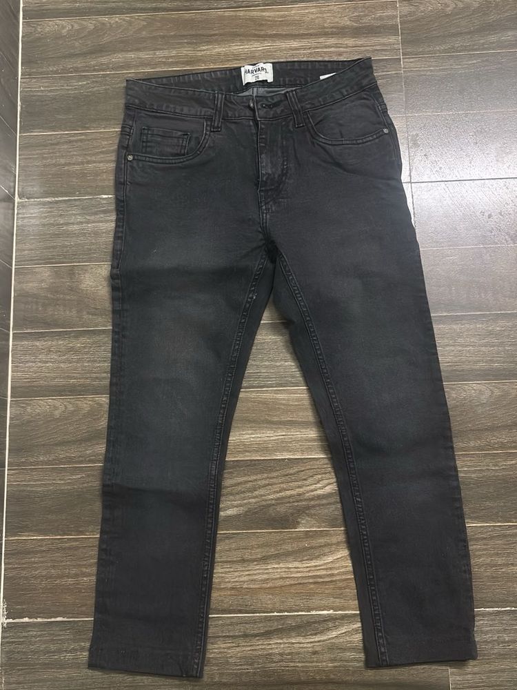 Charcoal Denim Jeans – Like New (Worn Once)