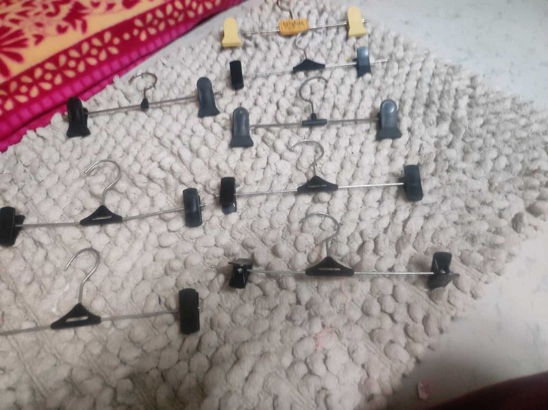 Pants/Skirt Hangers with Clips - Lot of 5