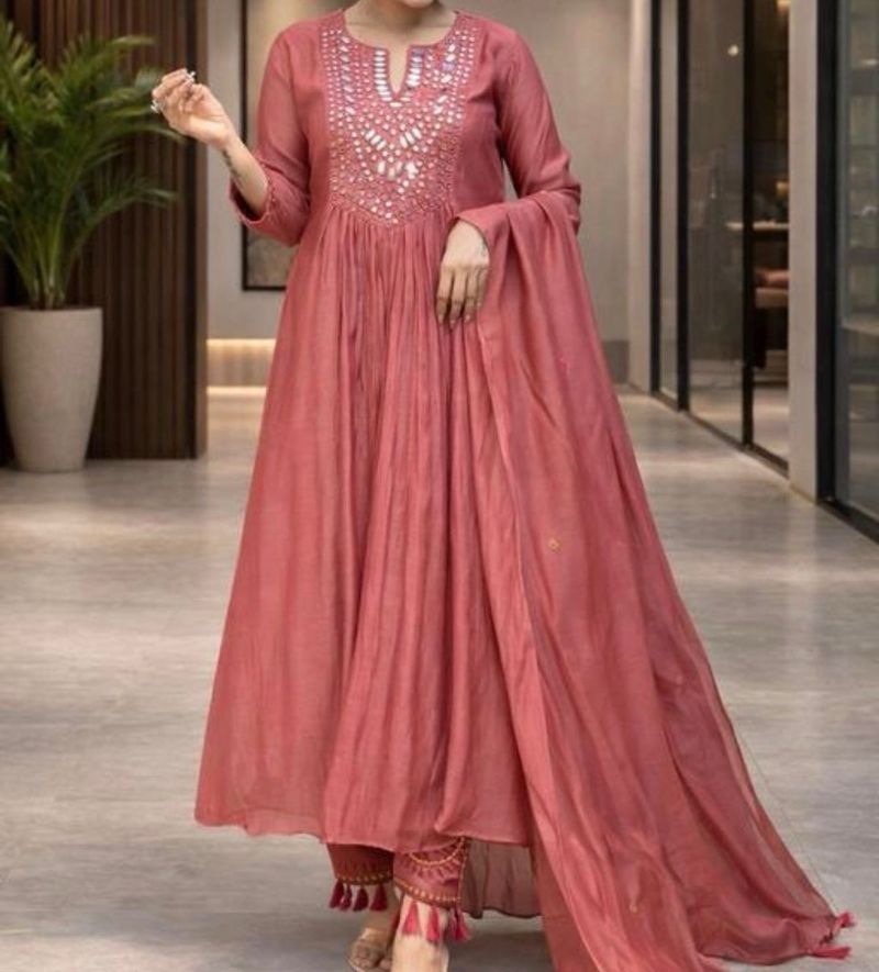 Elegant Embroidered Kurta Set