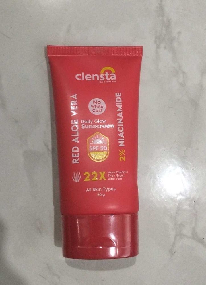 Clensta Daily Glow Sunscreen SPF 50