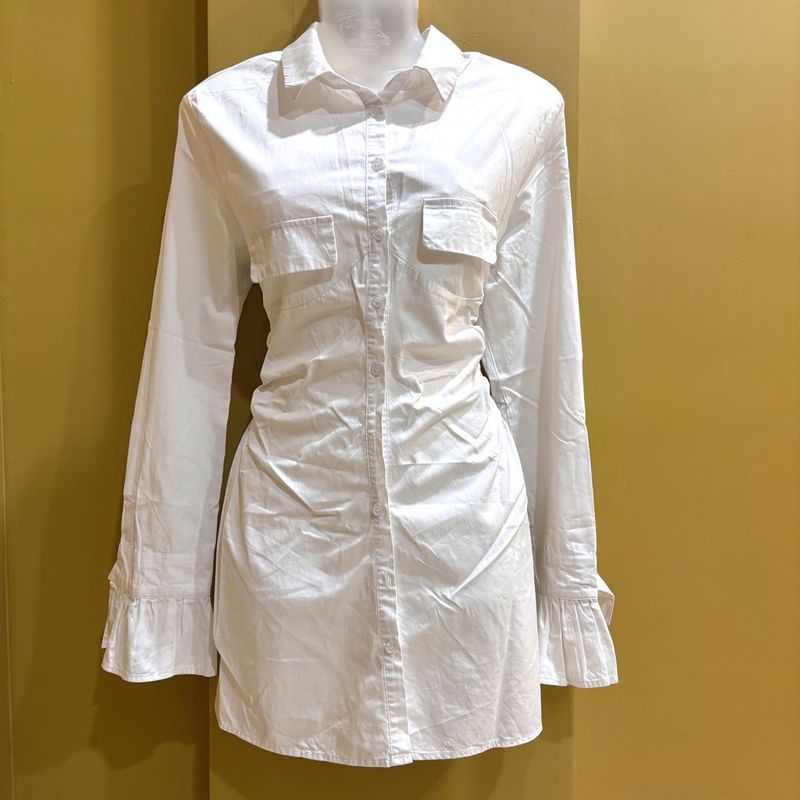 Chic White Shirt Dress
