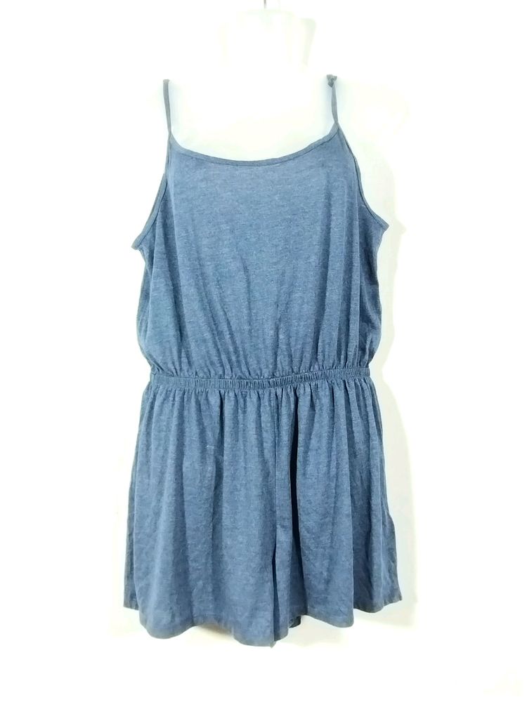 H&amp;M Blue Single Strap Short Jumpsuits (Women)