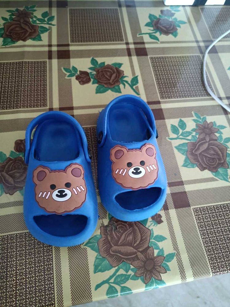 Cute Blue Bear Clogs