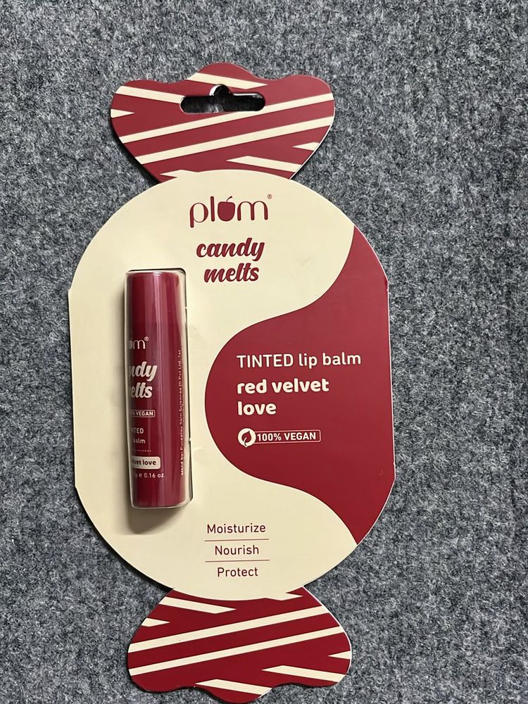 Plum Red Velvet Tinted Lip Balm