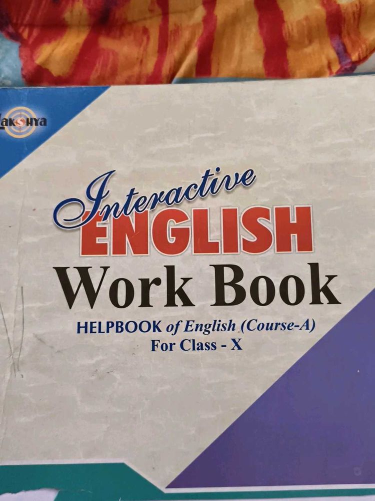 Interactive English Work Book Class X