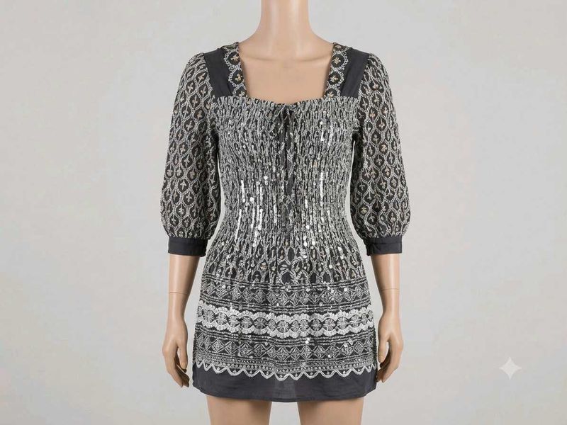 Embellished Kurta Top