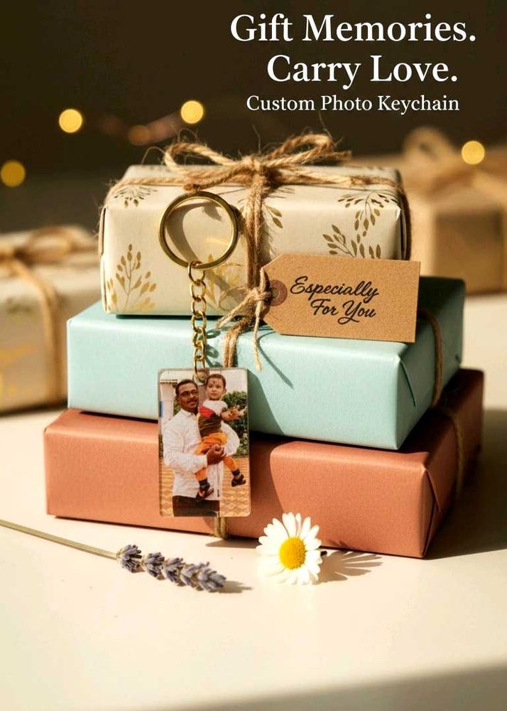 Custom Photo Keychain - Cherish Memories