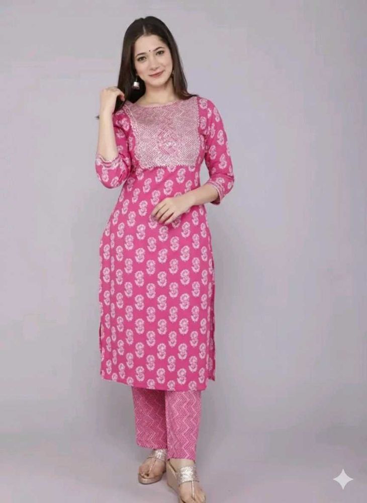 Cotton Kurti with pant