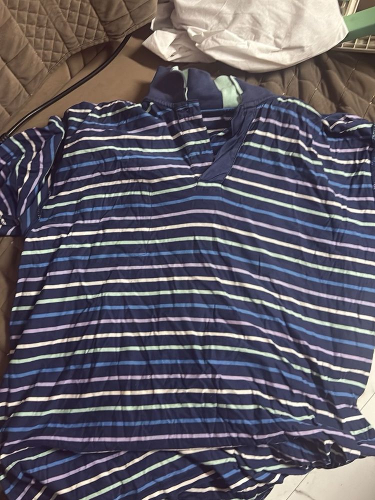 Striped Polo T-Shirt