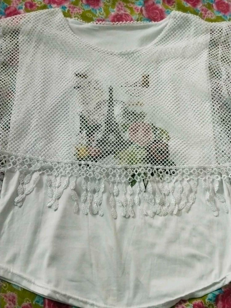 Elegent Western White Top