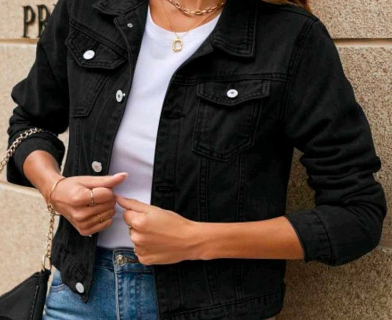 denim black jacket