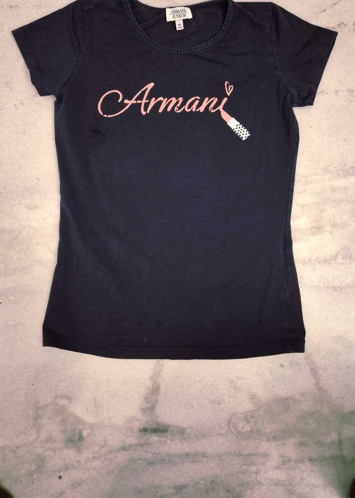 Armani Jeans Dark Blue Graphic T-Shirt