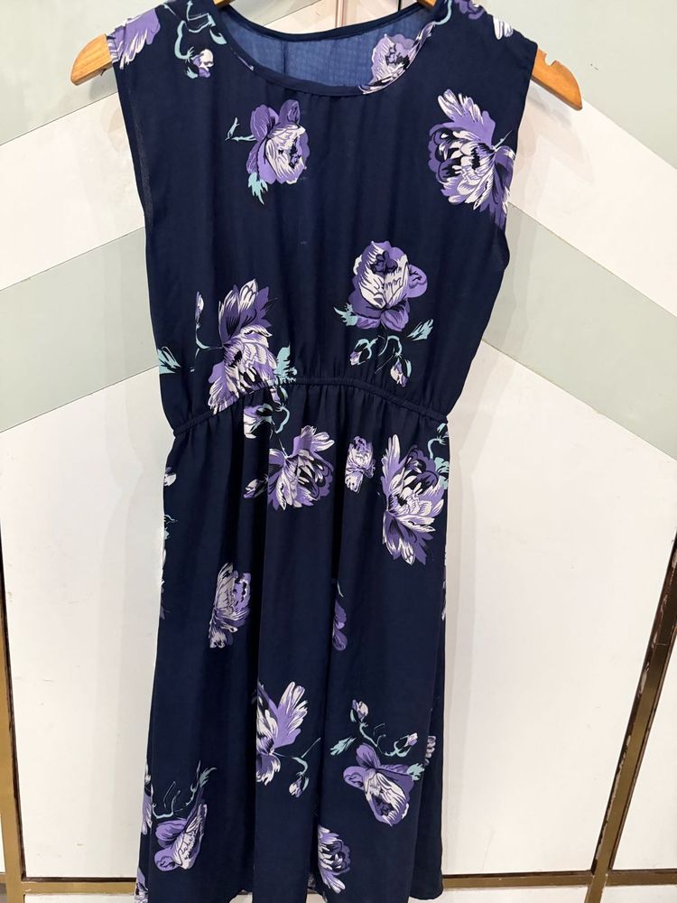 Floral Navy Dress