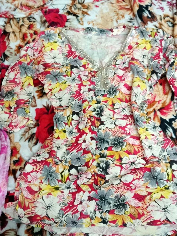 Floral Print Kurti