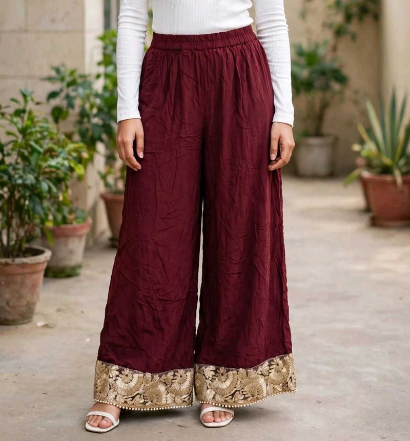 lace Palazzo Pants