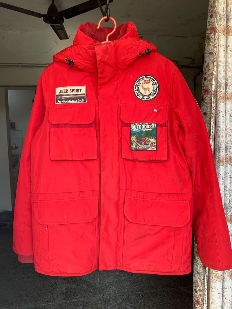 Jeep Spirit Red Outdoor Jacket