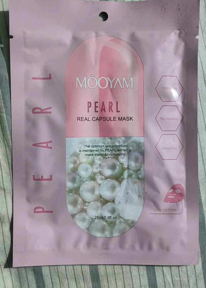 MOOYAM K-beauty Pearl Real Capsule Sheet Mask