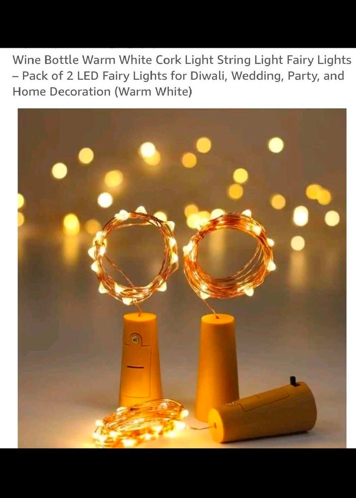 Wine Cork Fairy Lights (2 Pack)