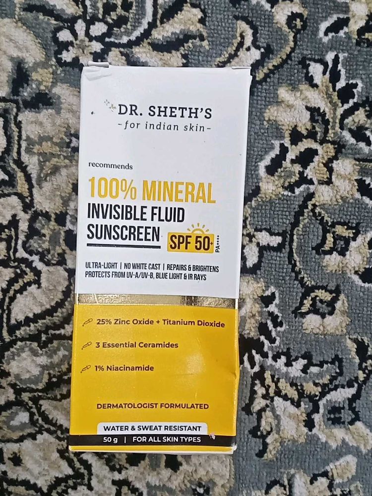 Dr. Sheth's Mineral Sunscreen SPF 50