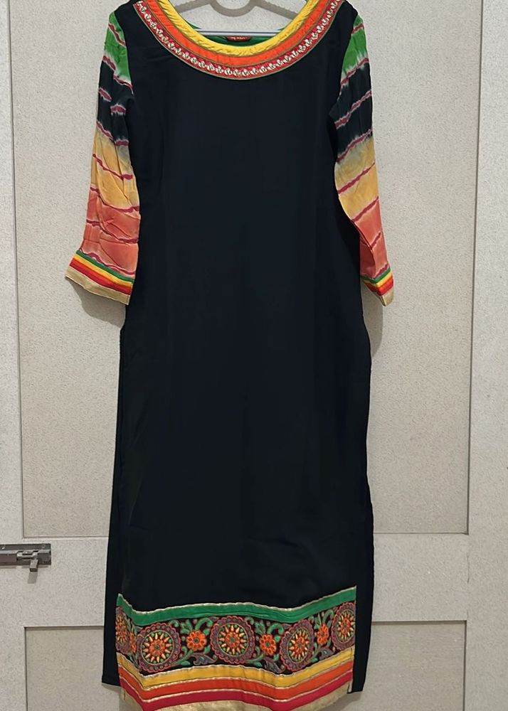 Elegant Black Kurta