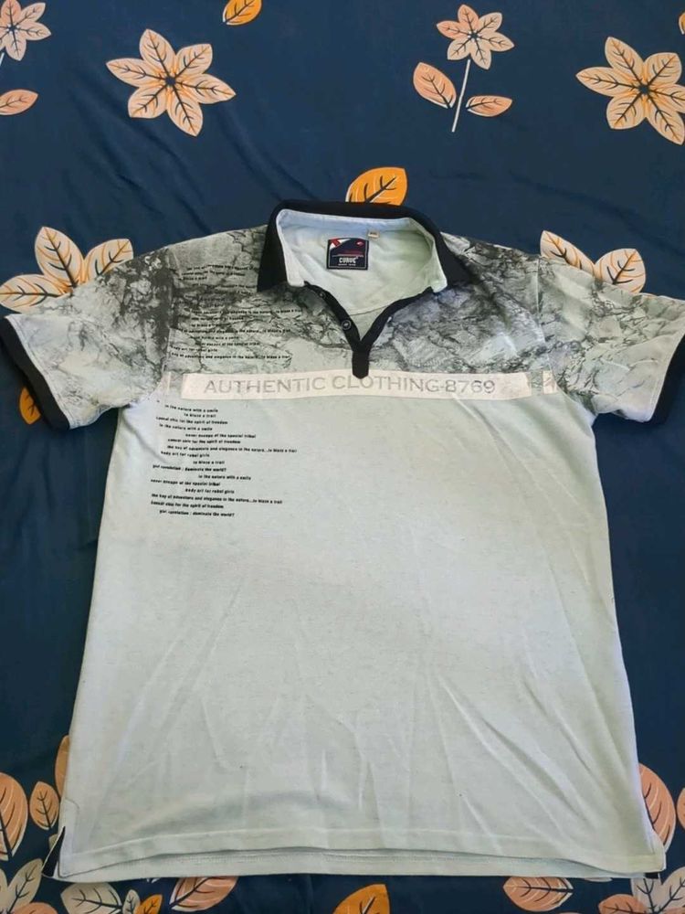Men's Graphic Polo T-Shirt