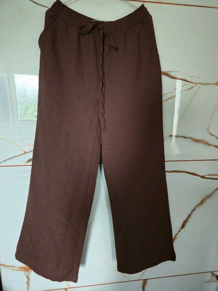 Brown Wide Leg trouser