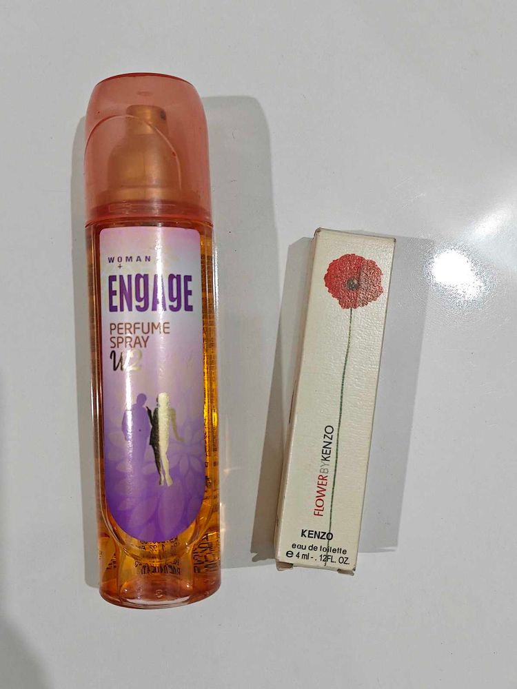 Engage Perfume Spray &amp; Kenzo Sample
