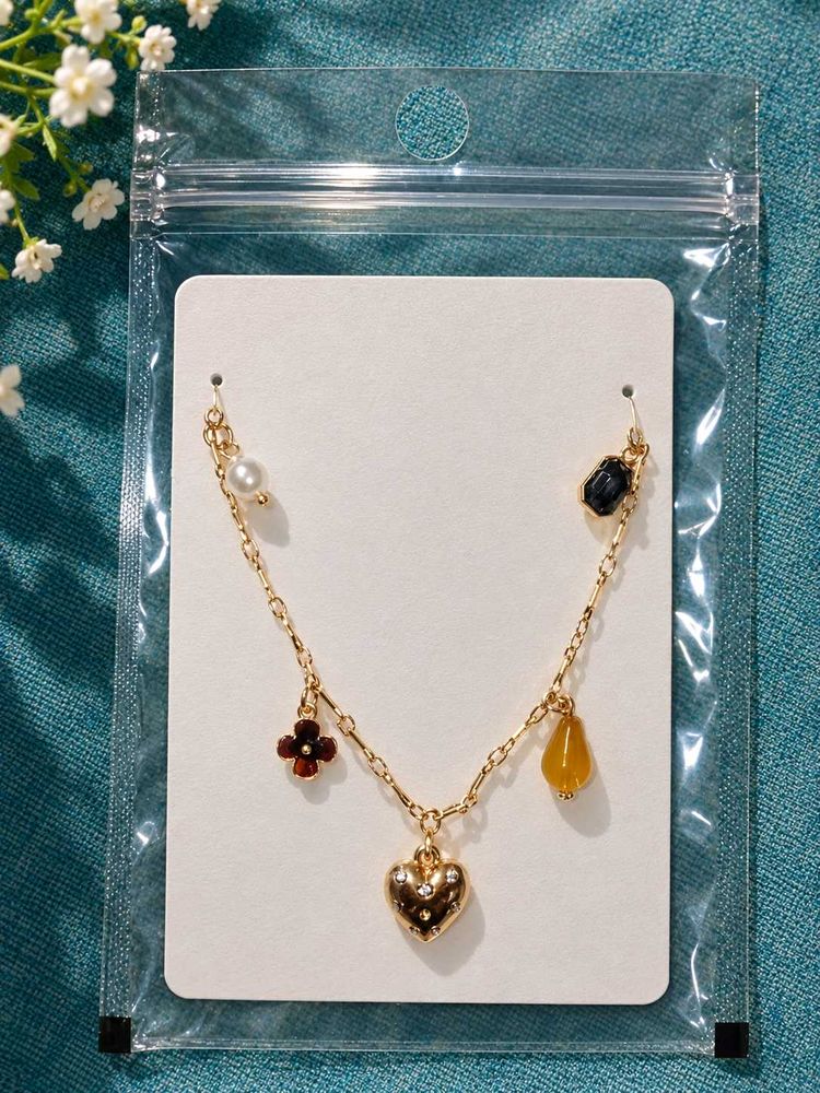 Charming Gold-Plated Charm Necklace
