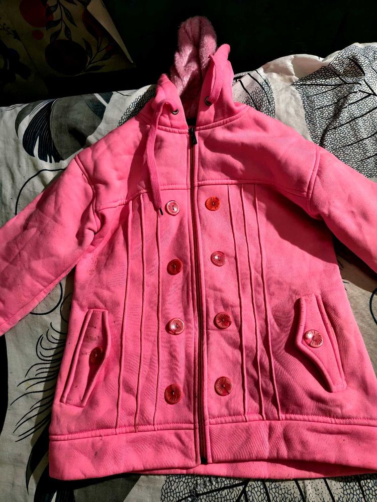 pink jacket