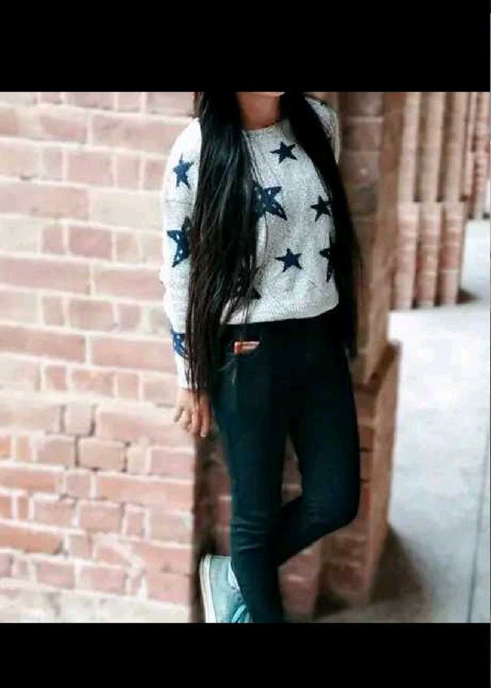 cute crop sweater combo